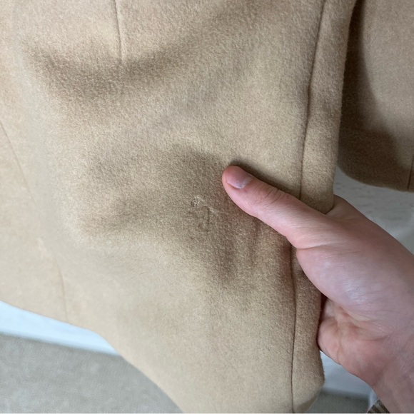 WILFRED ARITZIA Cocoon Coat Wool Cashmere Blend Size Small Classic Camel Color - Picture 13 of 15